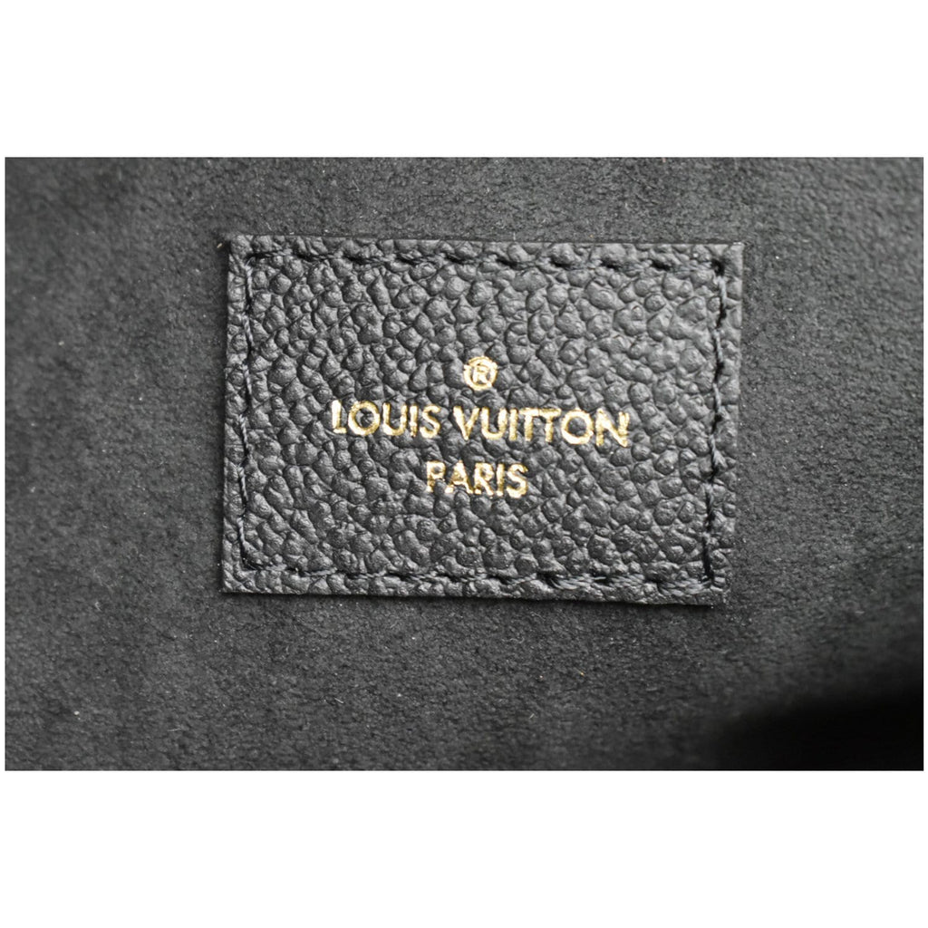 LOUIS VUITTON Multi Pochette Accessories Empreinte Clutch Bag Black