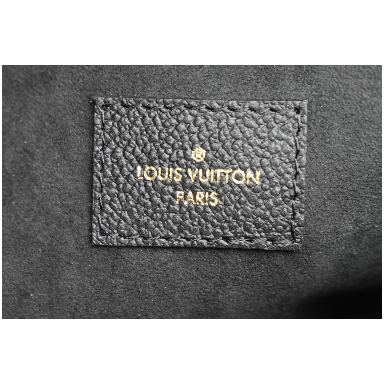 LOUIS VUITTON Multi Pochette Accessories Empreinte Clutch Bag Black