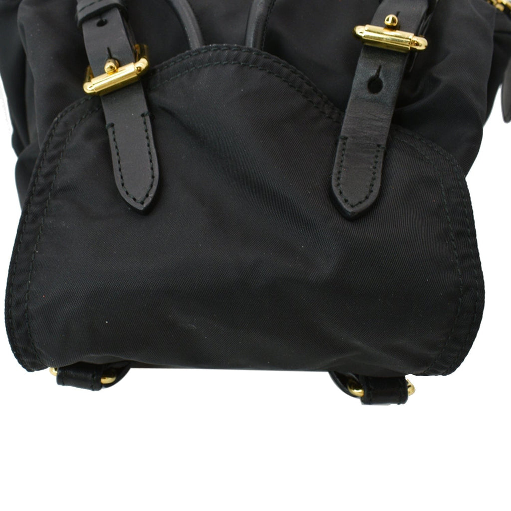 BURBERRY Technical Rucksack Nylon Backpack Bag Black
