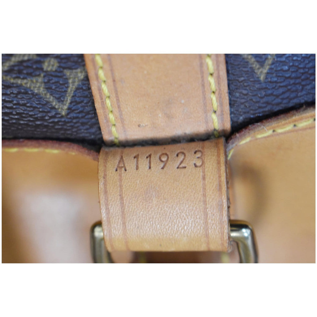 LOUIS VUITTON Randonnee GM Monogram Canvas Backpack Bag Brown