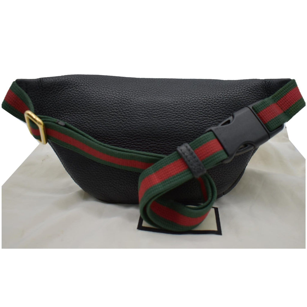 GUCCI Print Small Leather Belt Waist Bum Bag Black 527792 - 10% OFF