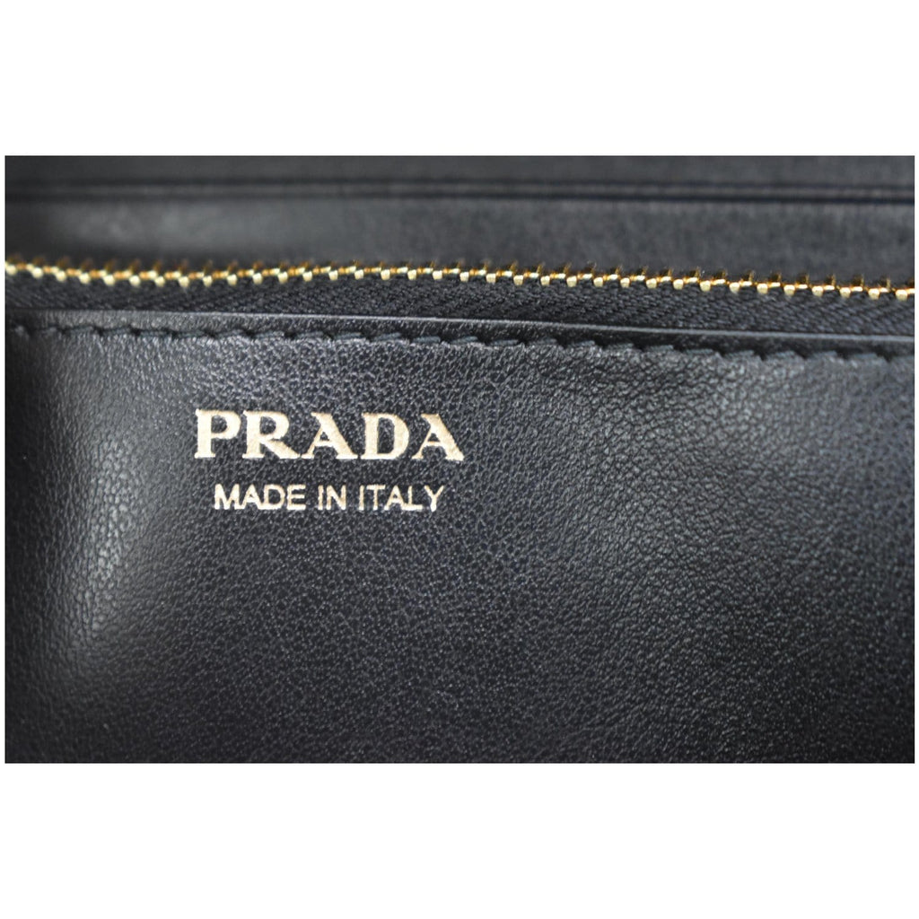 PRADA Cahier Velvet Clutch Bag Multicolor