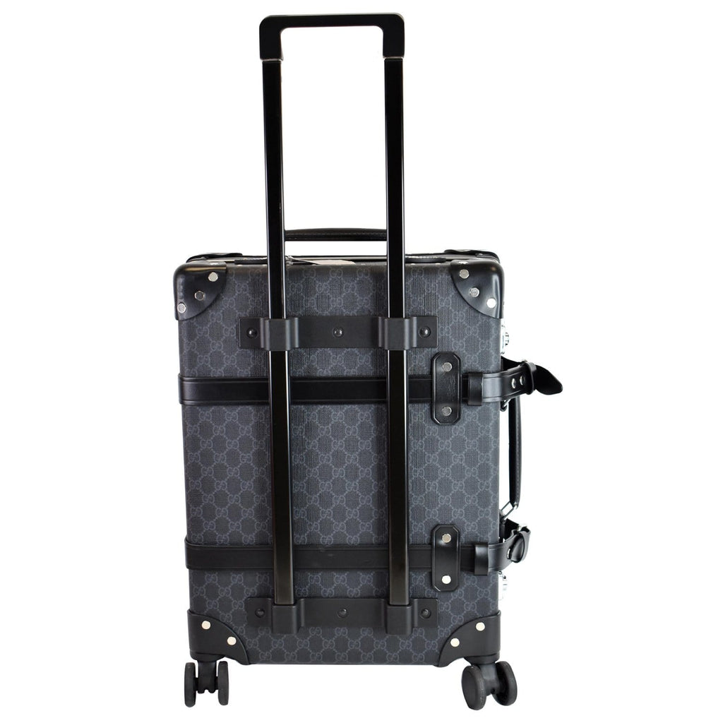 GUCCI Globe-Trotter GG Medium Rolling Suitcase Luggage Black 533620