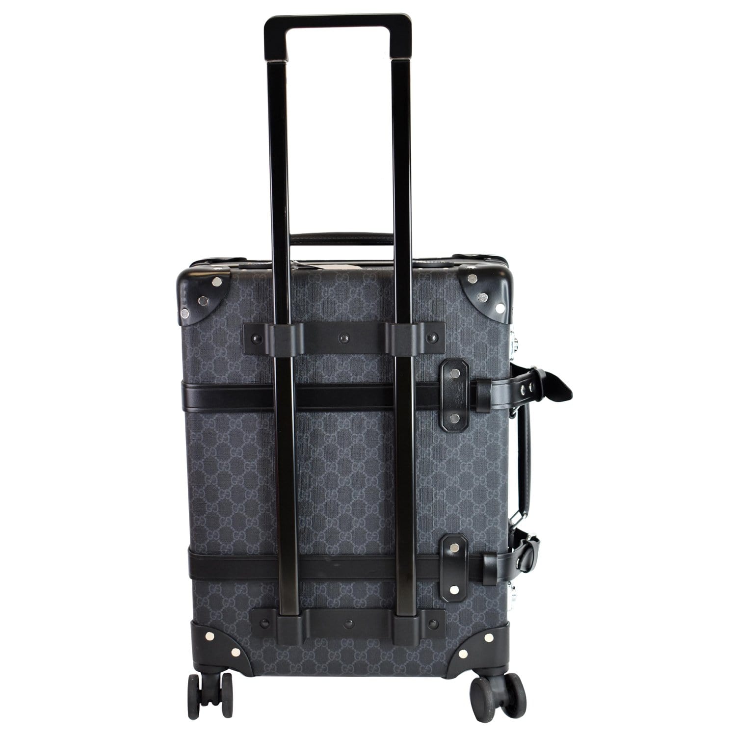 GUCCI Globe-Trotter GG Medium Rolling Suitcase Luggage Black 533620