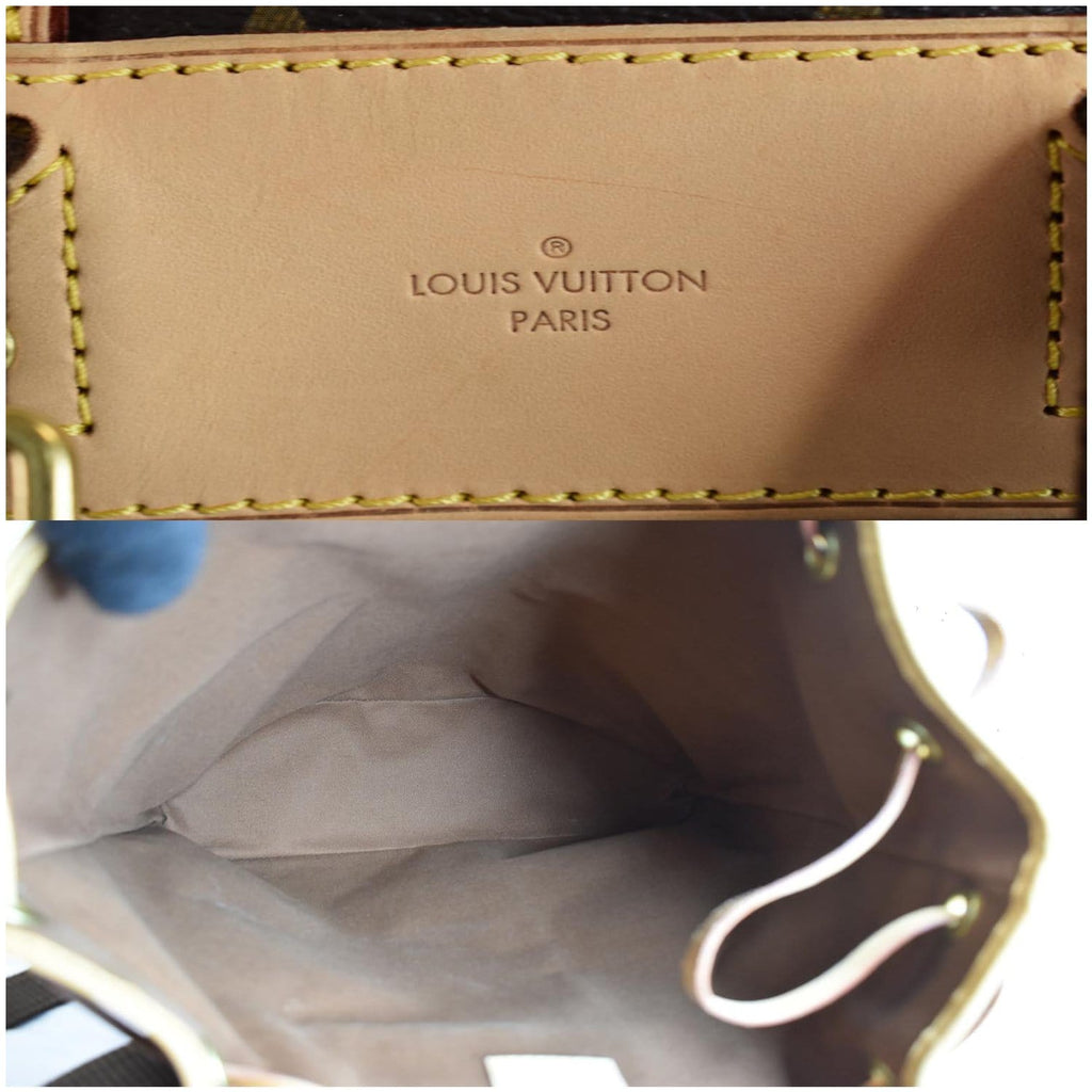 LOUIS VUITTON Sac A Dos Bosphore Monogram Canvas Backpack Bag Brown