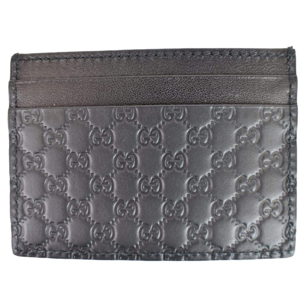 GUCCI Microguccissima  Case Black 476010