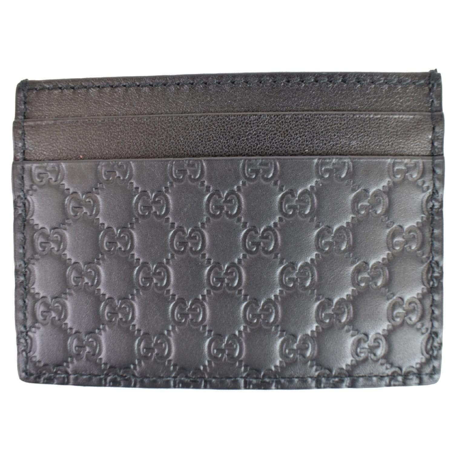 GUCCI Microguccissima  Case Black 476010