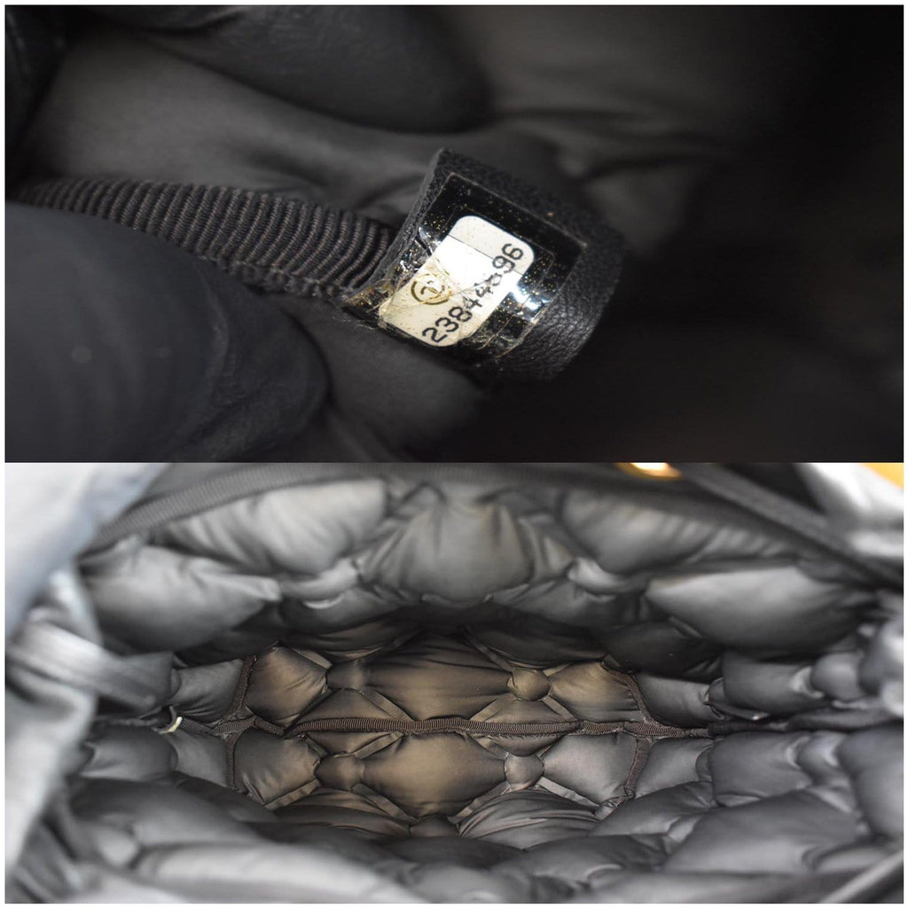CHANEL Chesterfield Quilted Calfskin Backpack Black