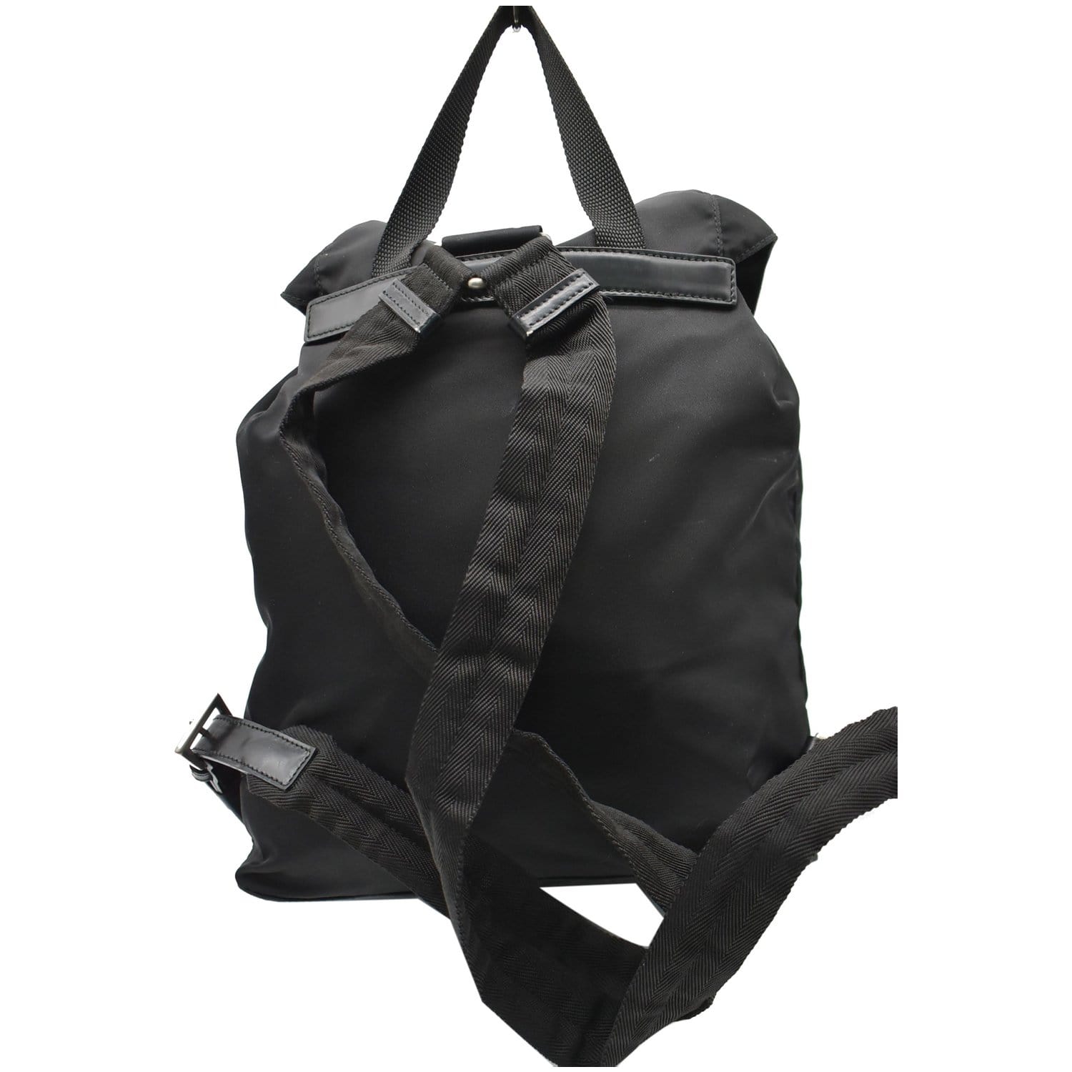 PRADA Nylon Backpack Bag Black