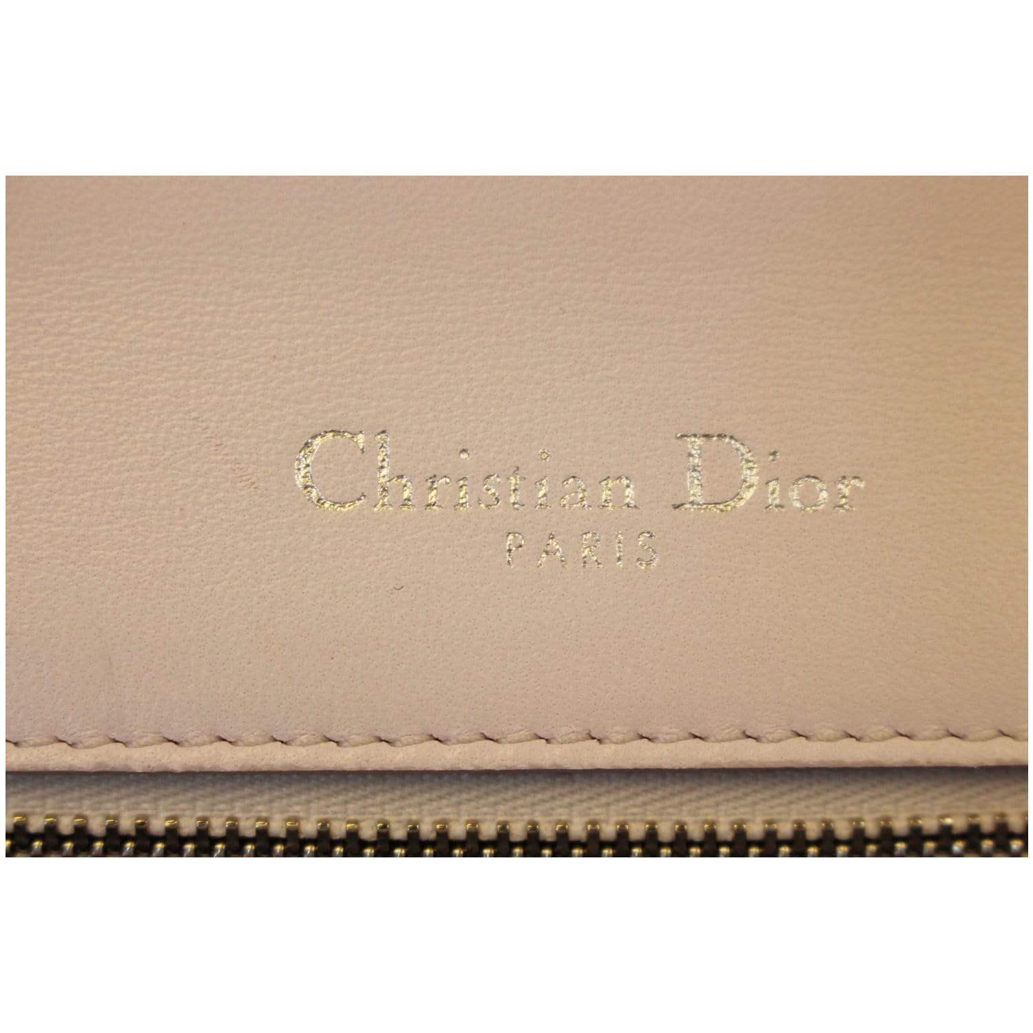 Christian Dior Diorama Flap Leather Medium Shoulder Bag White