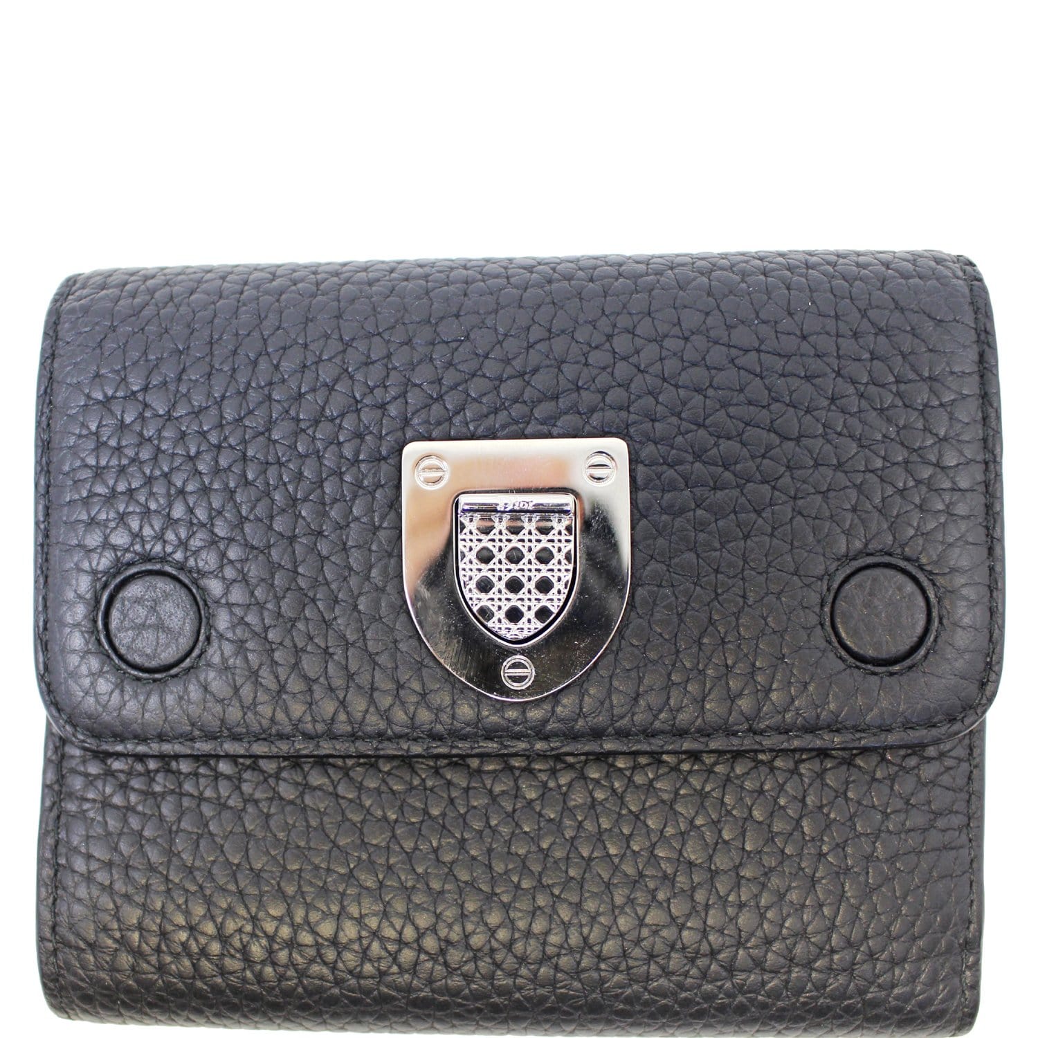 Christian Dior Noir Black Leather Wallet