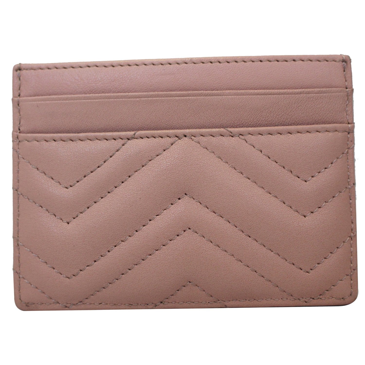 GUCCI GG Marmont Leather  Case Taupe Pink 443127