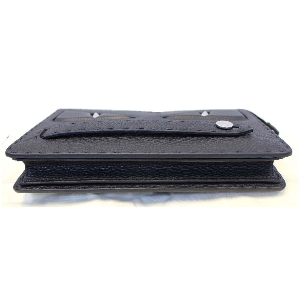 FENDI Selleria Bag Bugs Slim Clutch Black - Last Call
