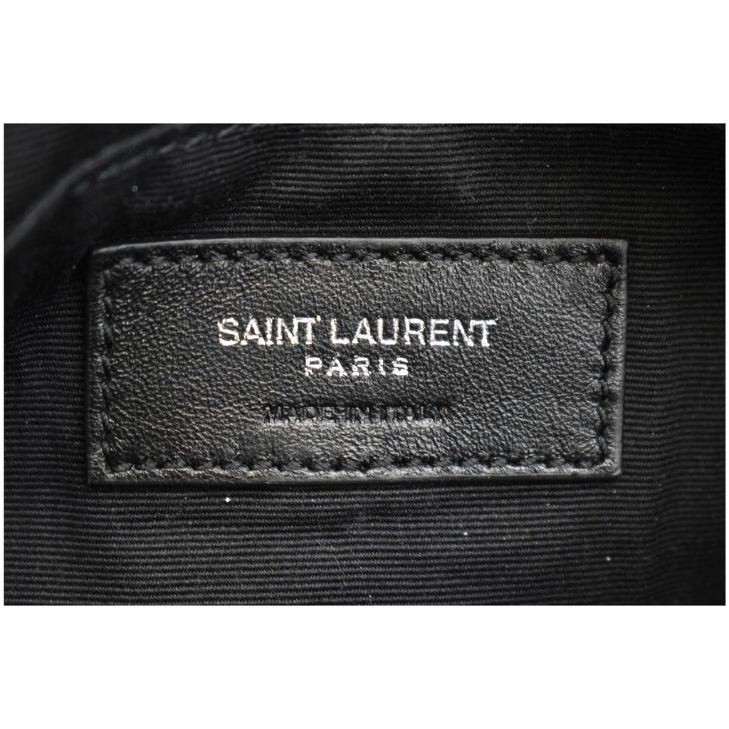 YVES SAINT LAURENT Lou Leather Camera Belt Bag Beige