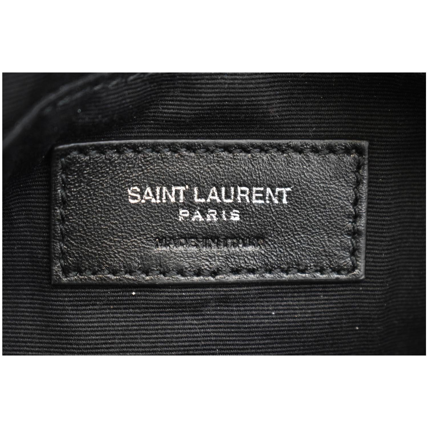 YVES SAINT LAURENT Lou Leather Camera Belt Bag Beige