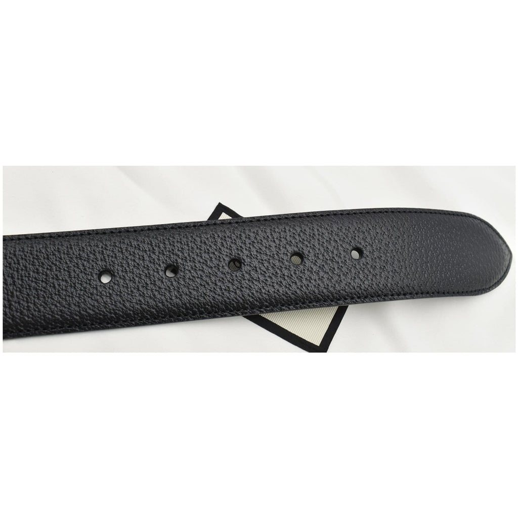 GUCCI Leather Belt Black 573325 Size 95 38