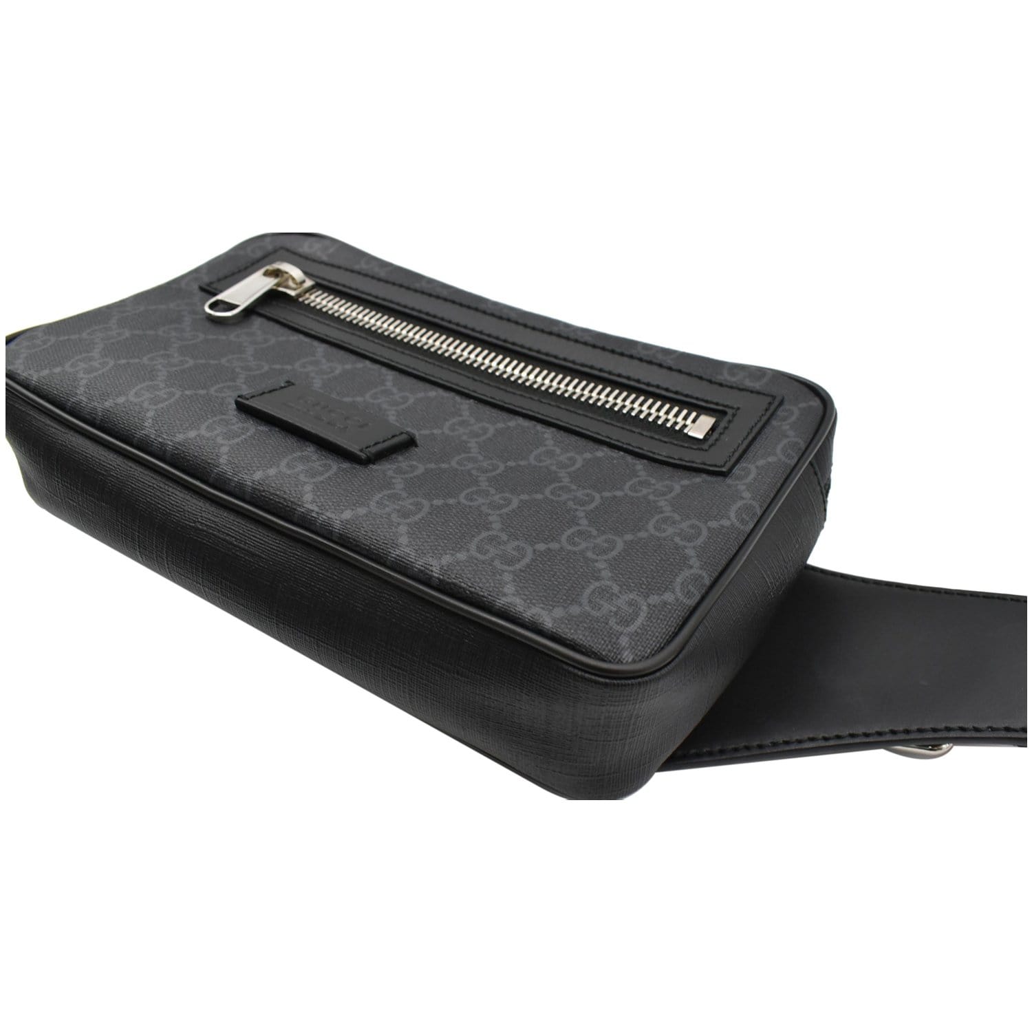 GUCCI GG Supreme Belt Bumbag Black 474293