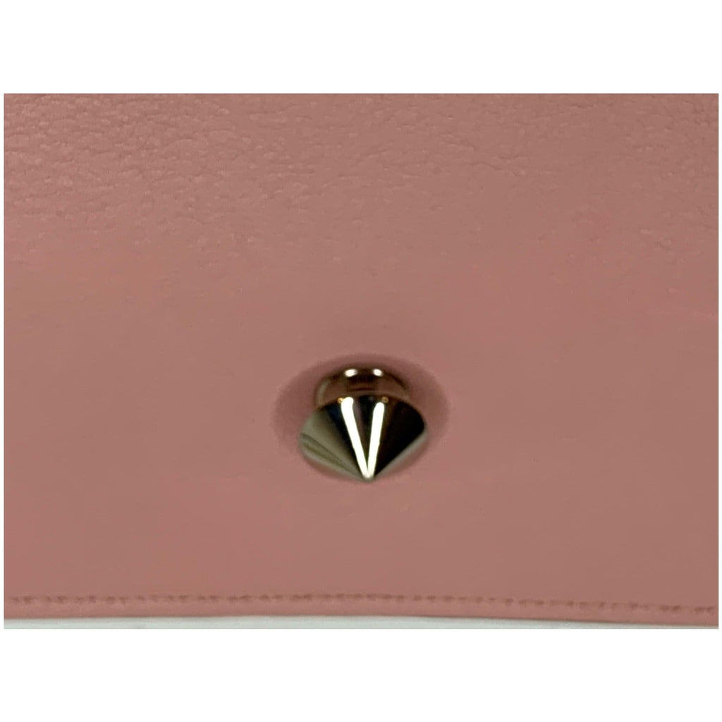 FENDI Dotcom Quilted Lambskin Zippy Pochette Pink - Last Call