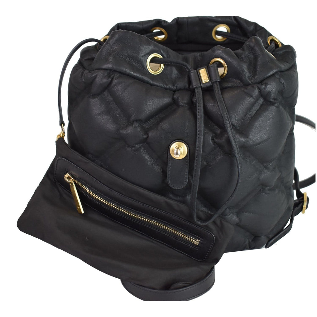 CHANEL Chesterfield Quilted Calfskin Backpack Black