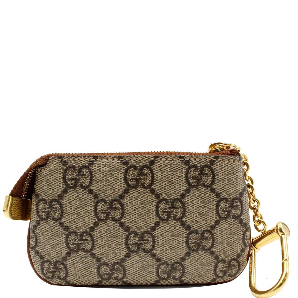 GUCCI GG Supreme Monogram Key Case Beige 447964