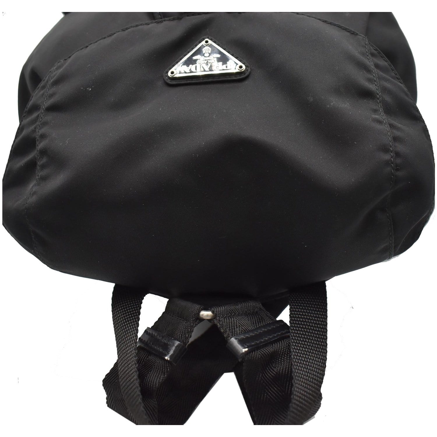 PRADA Nylon Backpack Bag Black