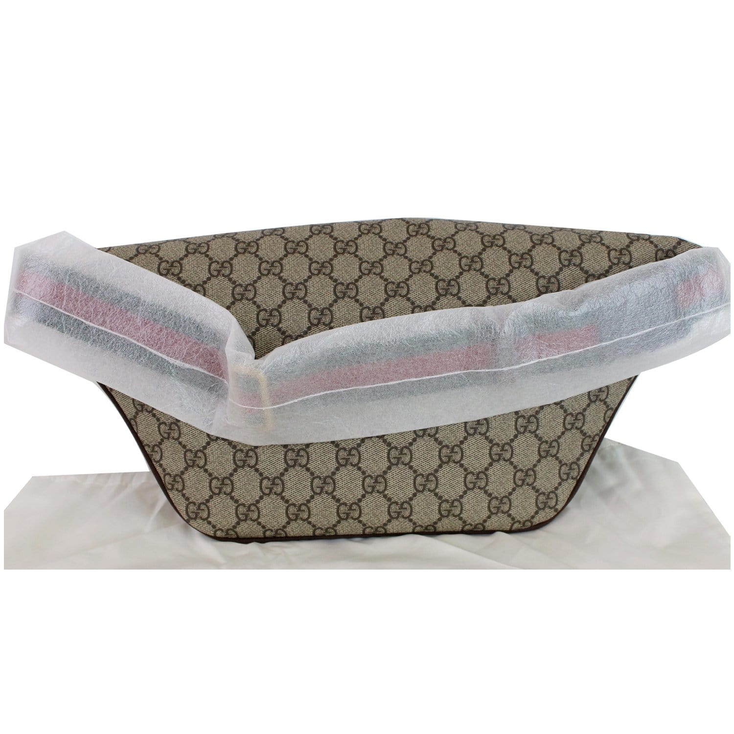 GUCCI Courrier GG Supreme Canvas Belt Waist Bum Bag Beige 529711