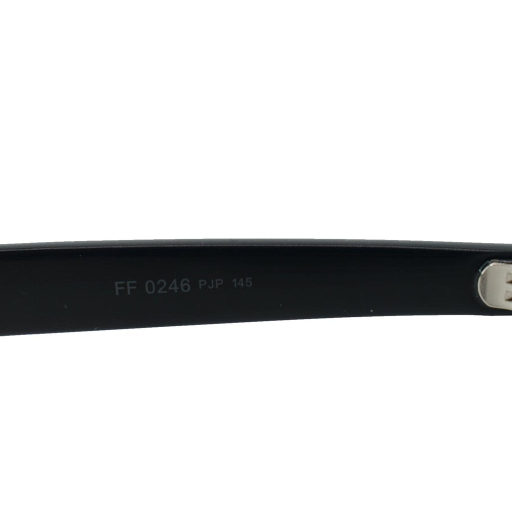 FENDI FF 0246 PJP Waves Dark Blue Striped Red Black Frame Eyeglasses Demo Lens