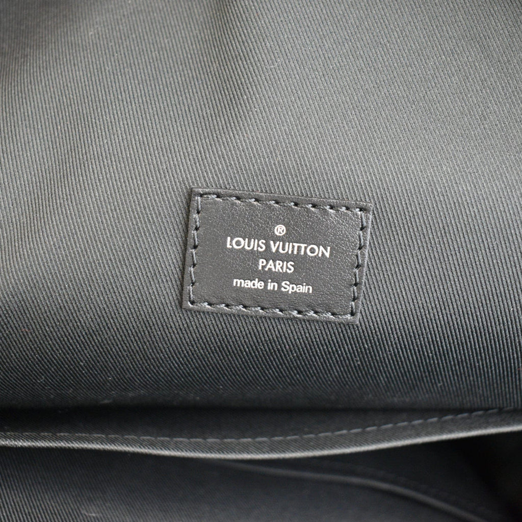LOUIS VUITTON Campus Damier Graphite Canvas Backpack Bag Gray
