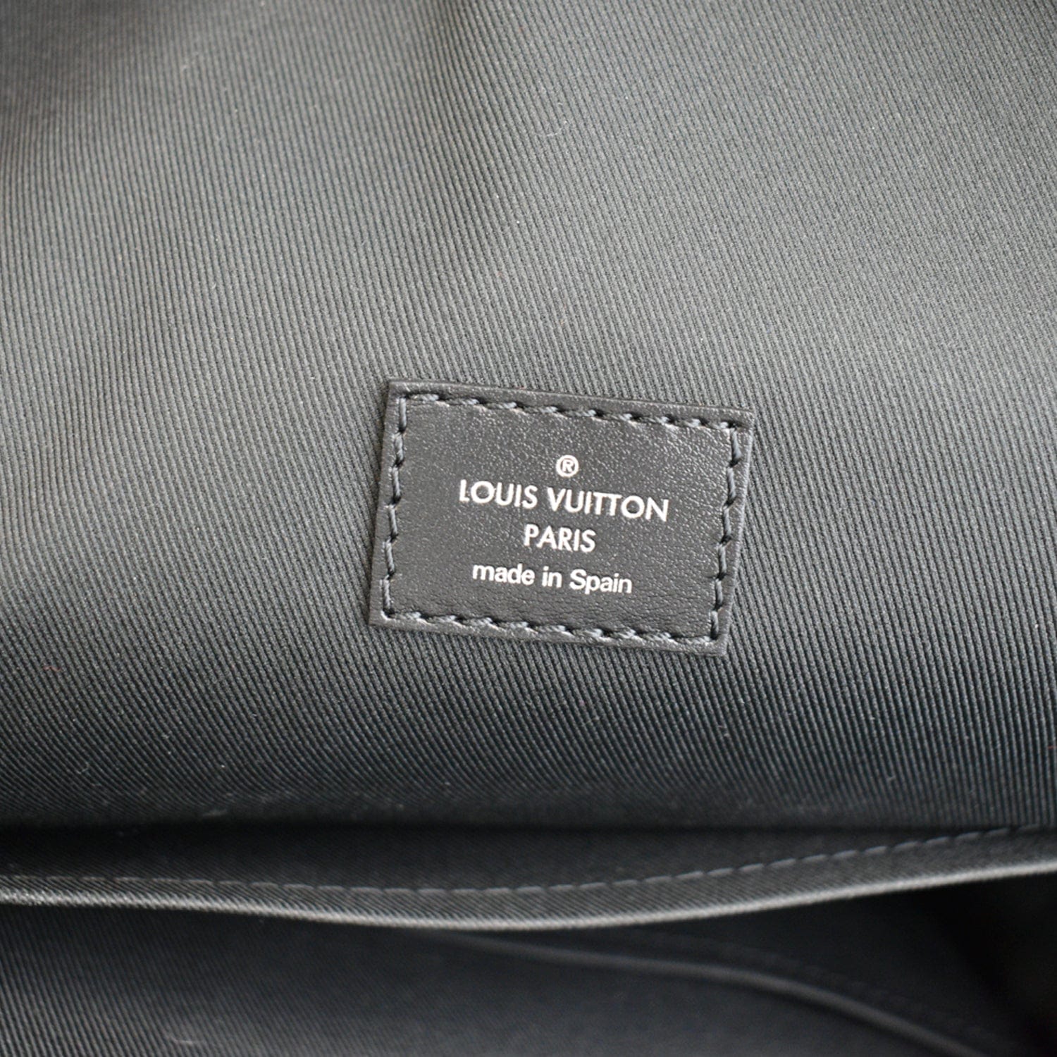 LOUIS VUITTON Campus Damier Graphite Canvas Backpack Bag Gray
