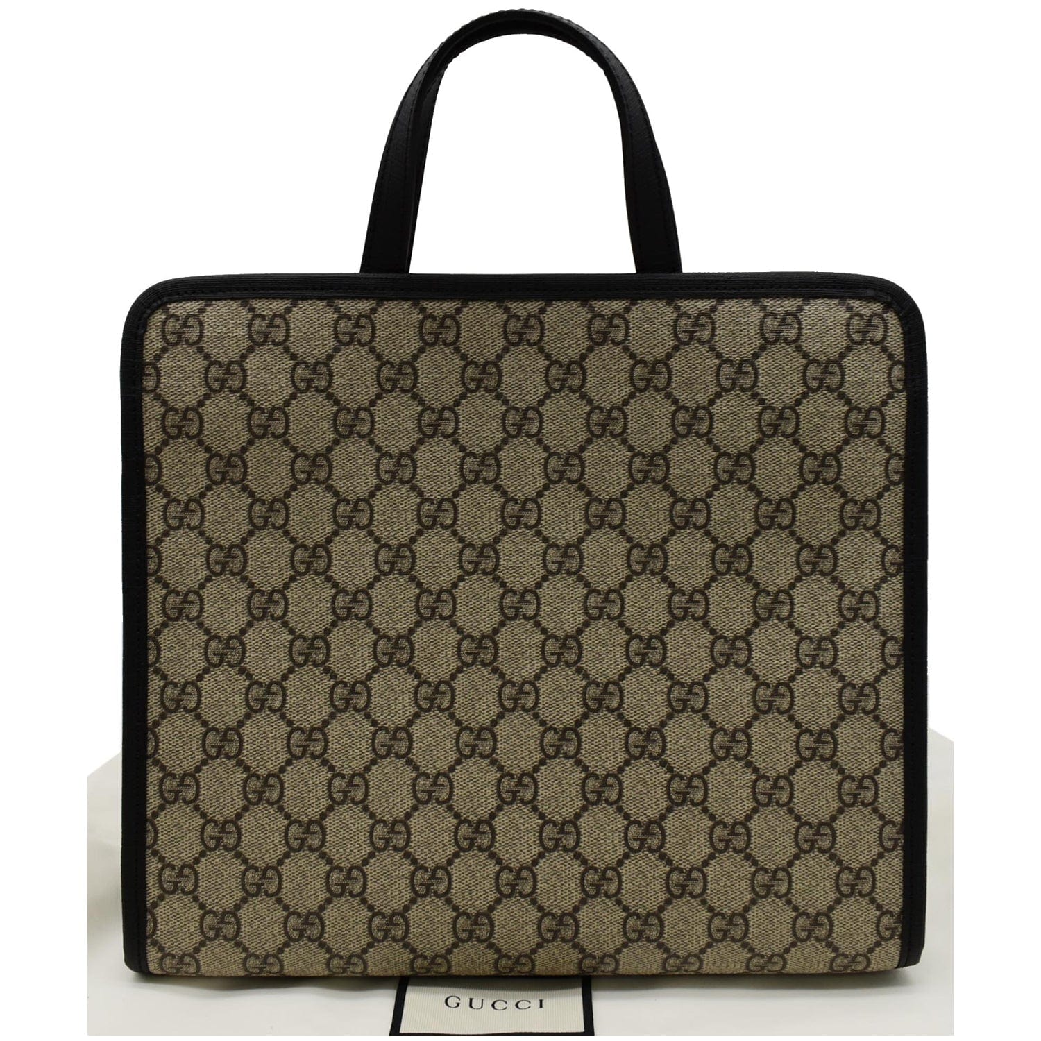 GUCCI Children�s Cat Printed GG Canvas Tote Bag Beige 645290