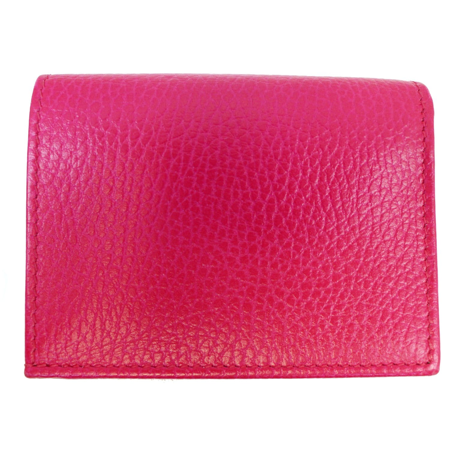 GUCCI Butterfly Leather  Case Wallet Pink 499361
