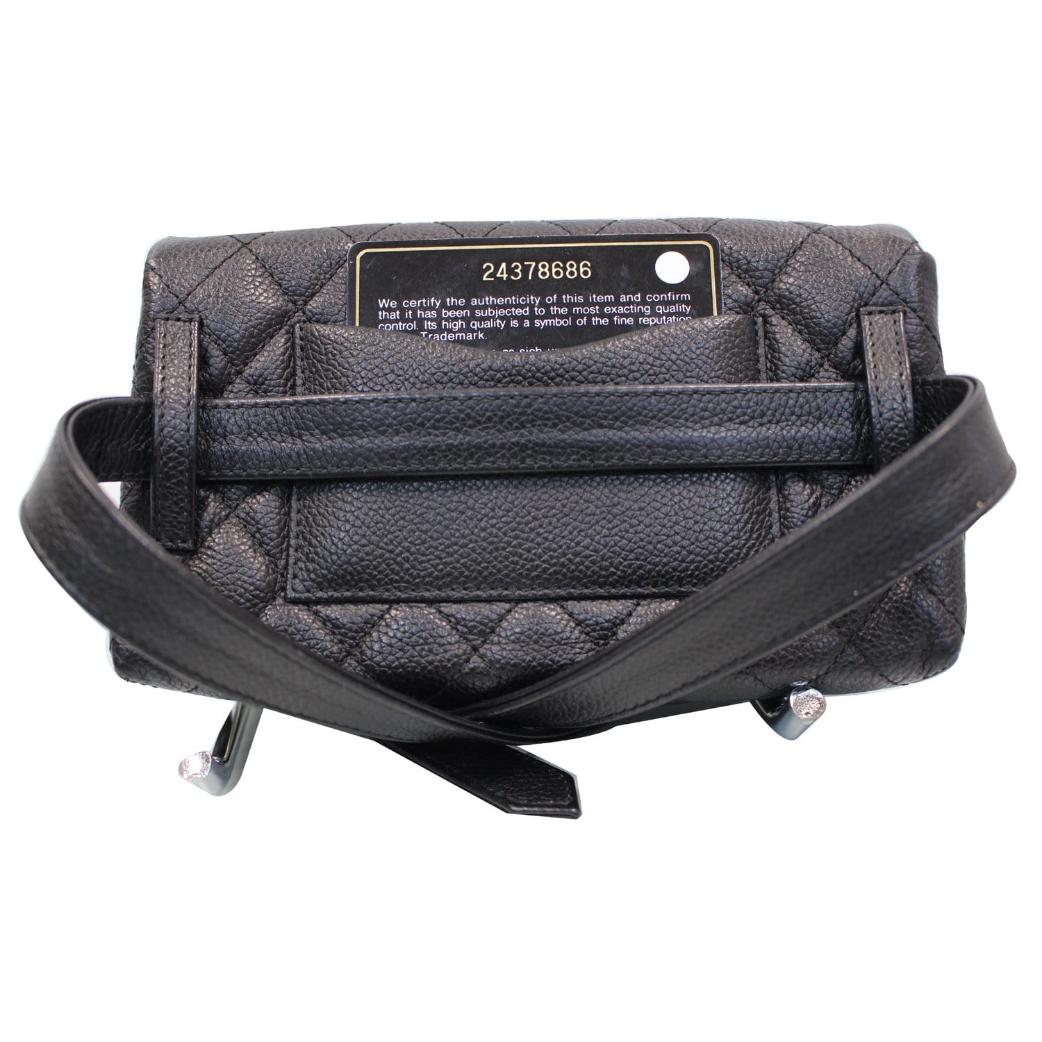 CHANEL 2.55 Reissue Flap Grained Leather Waist Belt Bag Black - 15% OFF