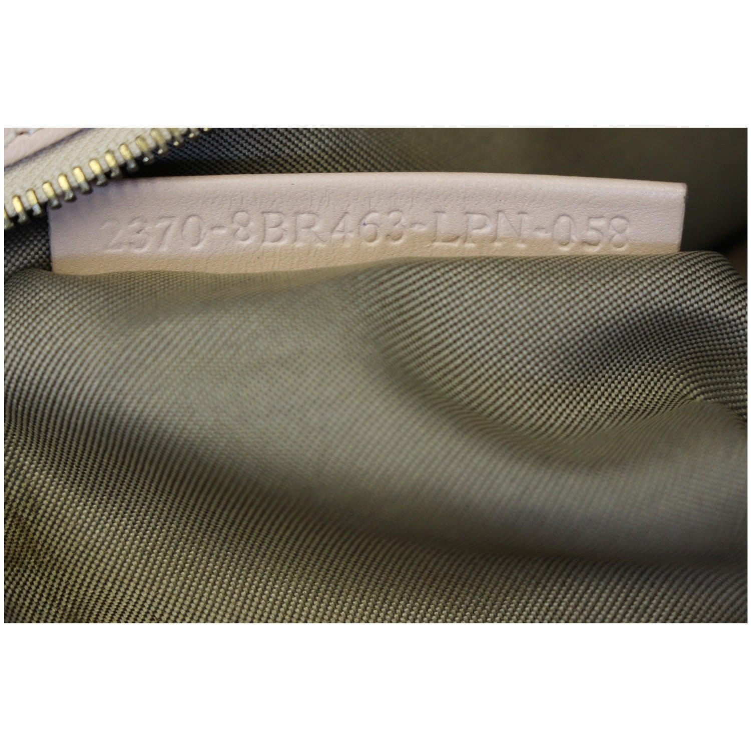 FENDI Zucchino Canvas Shoulder Bag Pink