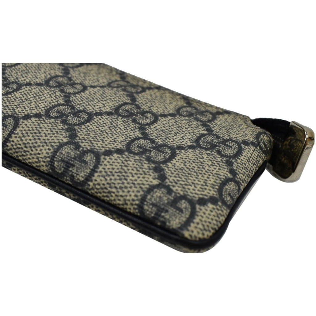 GUCCI GG Supreme Monogram Key Case Beige 233183