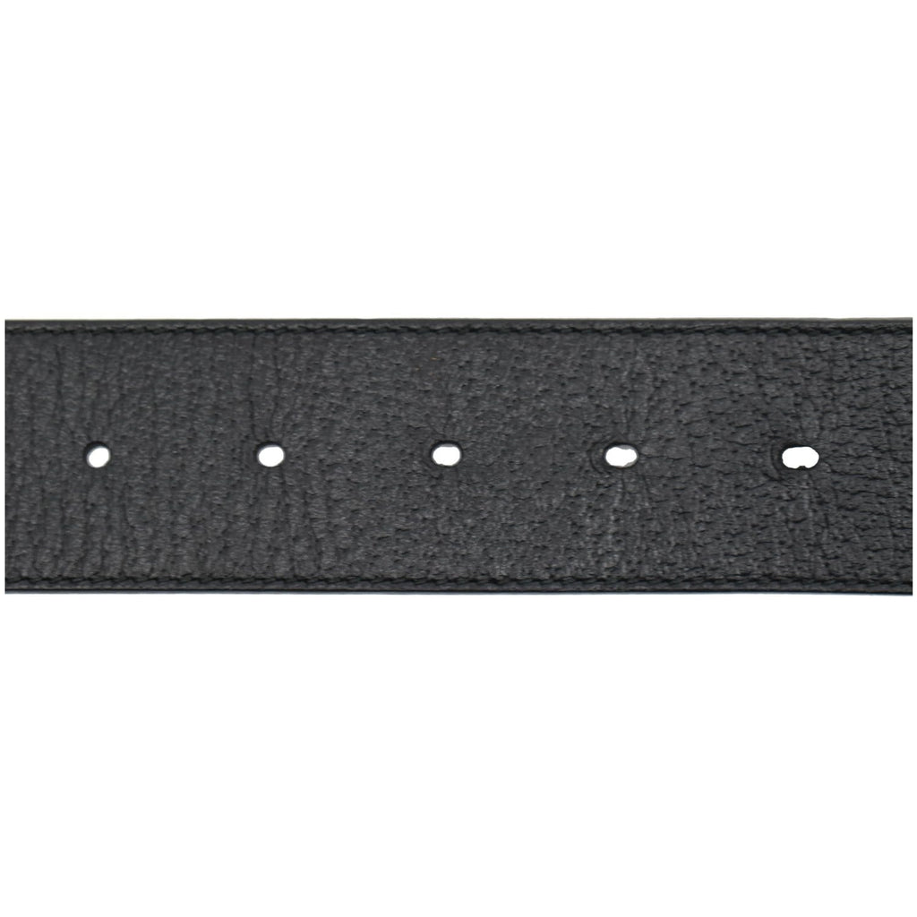 GUCCI Double G Buckle Leather Belt Black 406831 Size 90.36