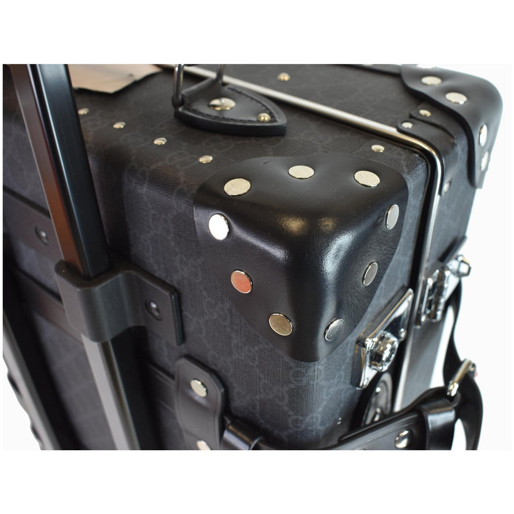 GUCCI Globe-Trotter GG Medium Rolling Suitcase Luggage Black 533620