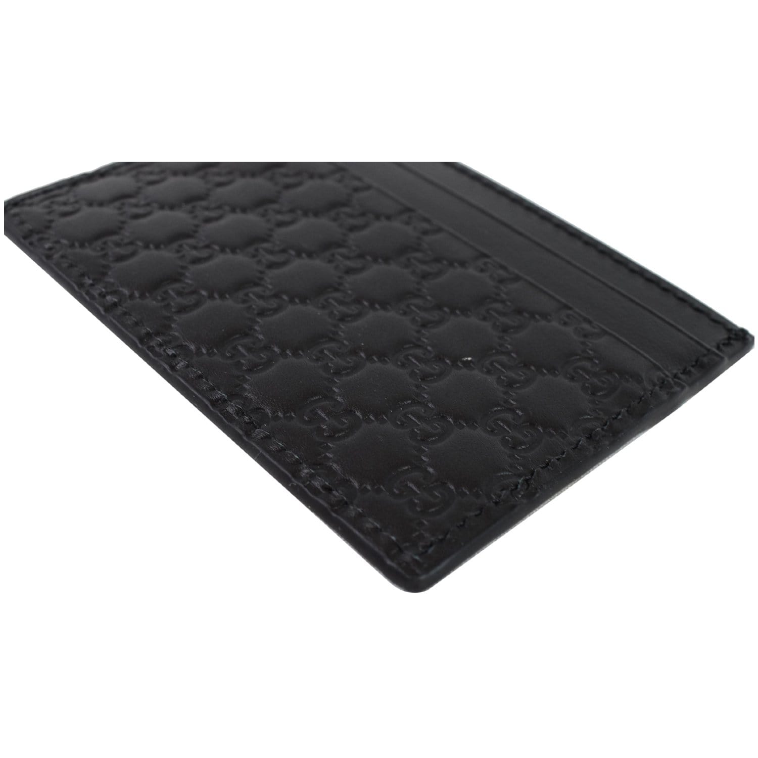 GUCCI Microguccissima  Case Black 476010
