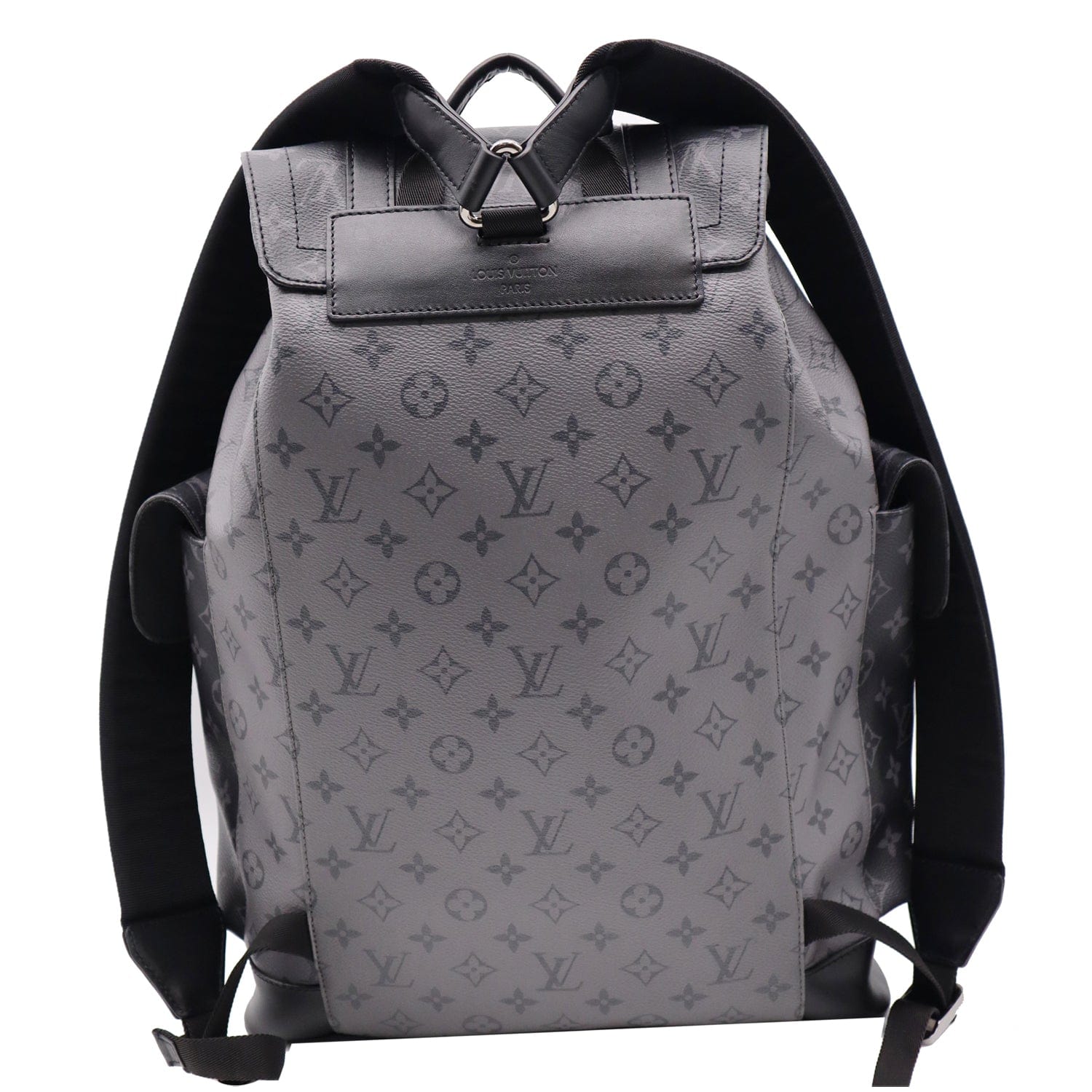 LOUIS VUITTON Christopher PM Reverse Monogram Eclipse Backpack Bag Black