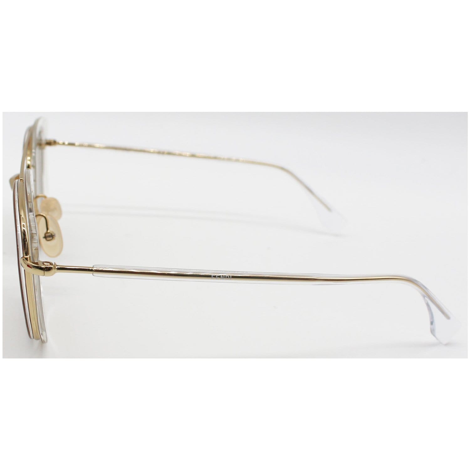 FENDI FF-M0060/S 0900 Sunglasses Brown Gold SP Lens