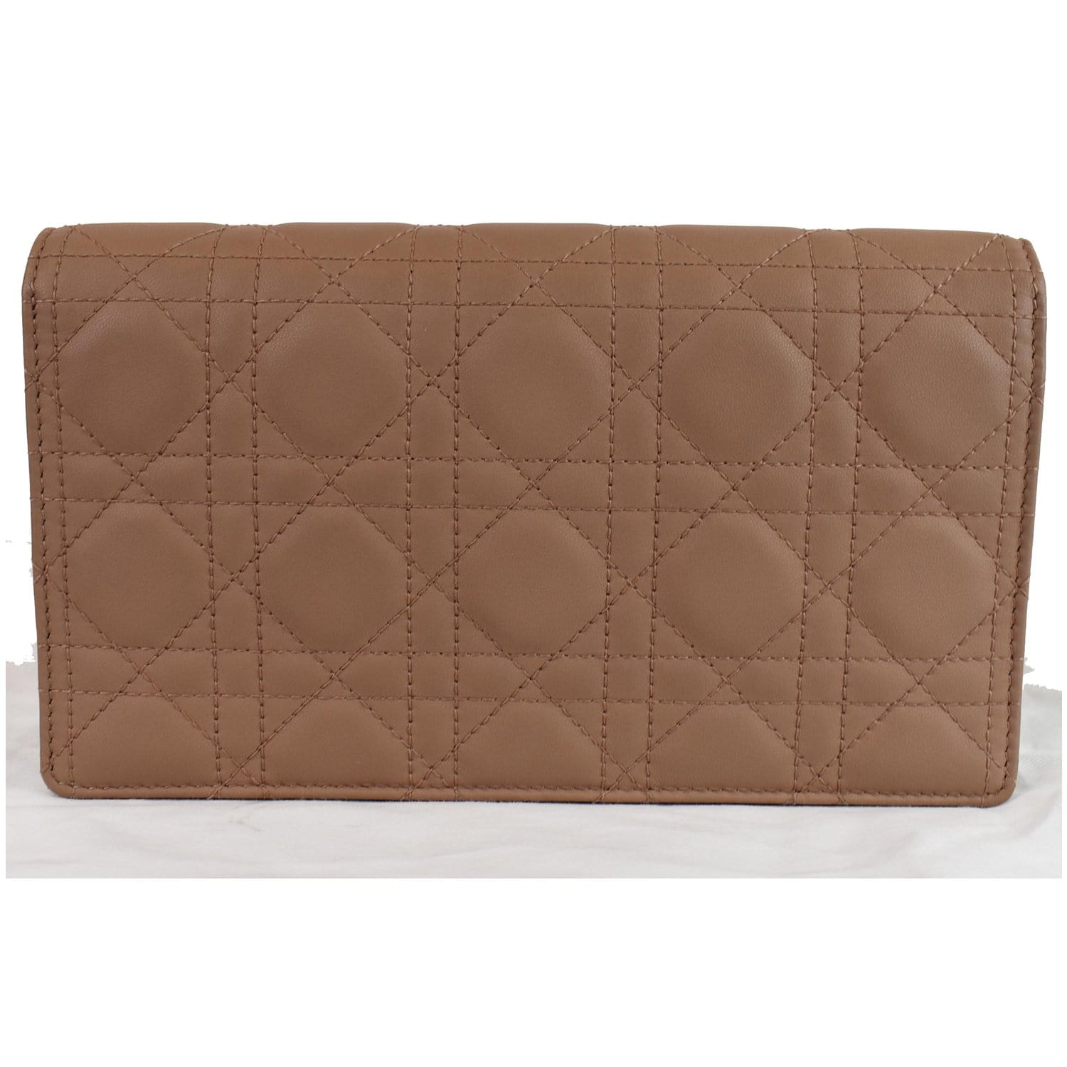 CHRISTIAN DIOR The Lady Dior Calfskin Chain Pouch Bag Blush Ultramatte