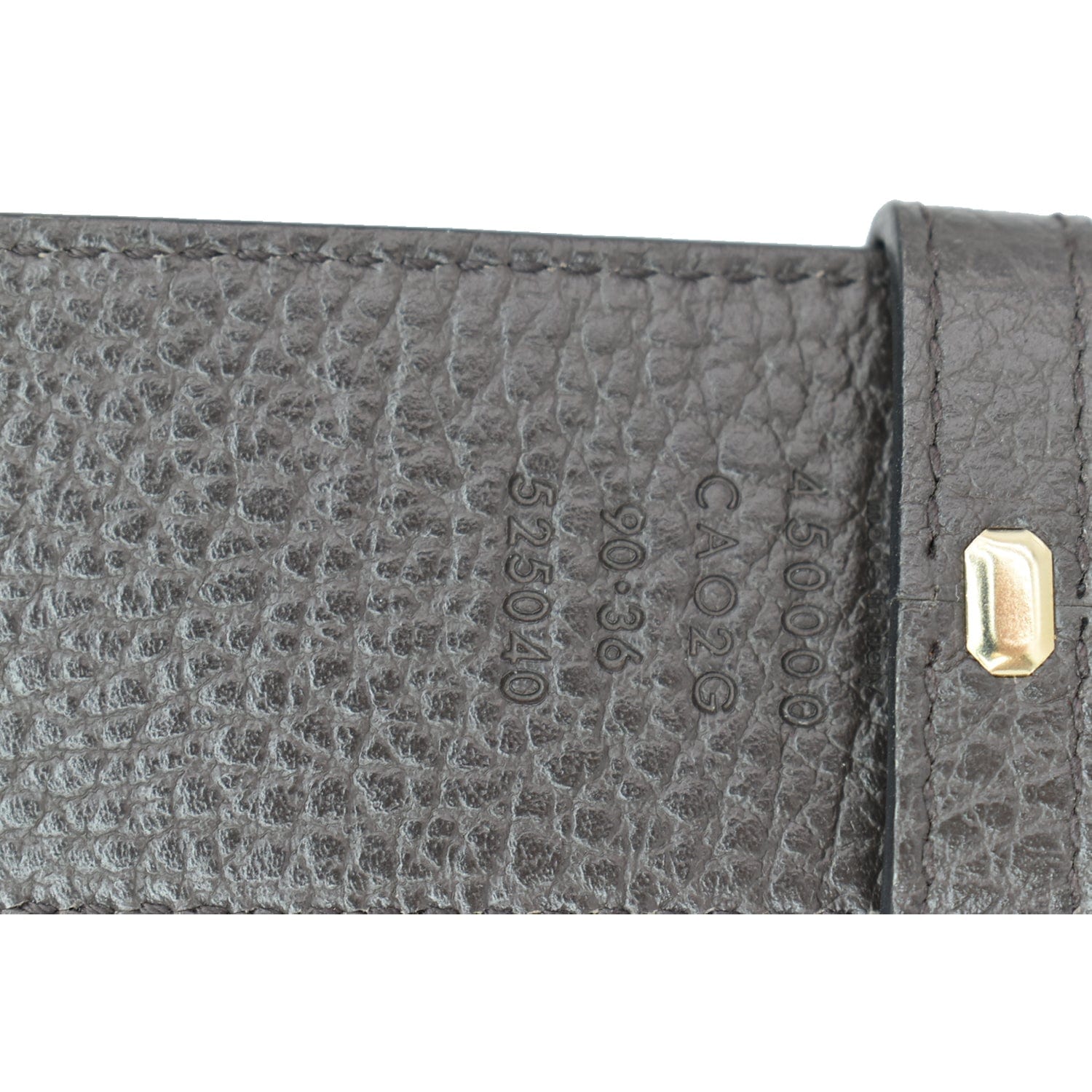 GUCCI GG Reversible Leather Belt Black/Brown 450000 Size 90.36