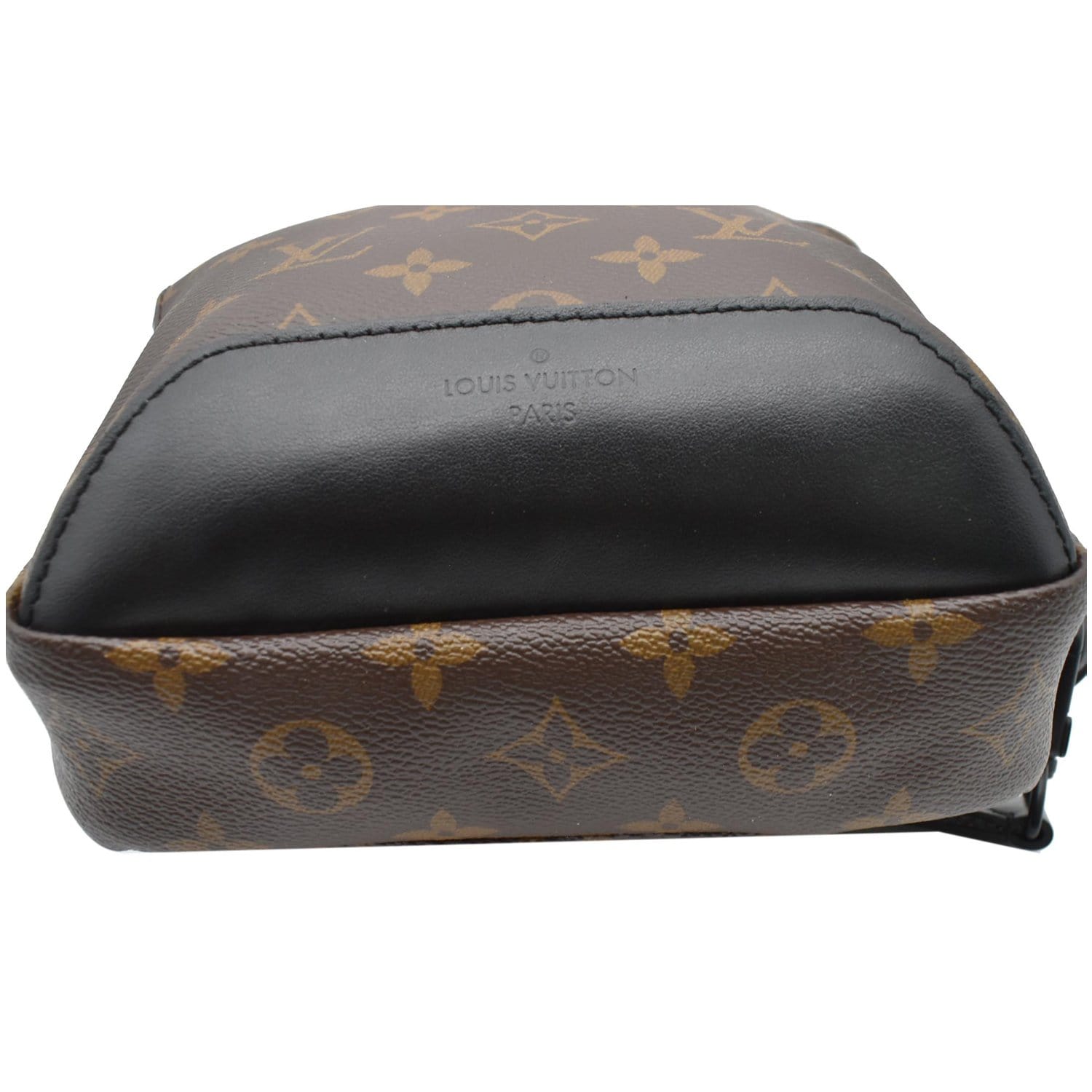 LOUIS VUITTON Avenue Sling Damier Ebene Backpack Bag Brown