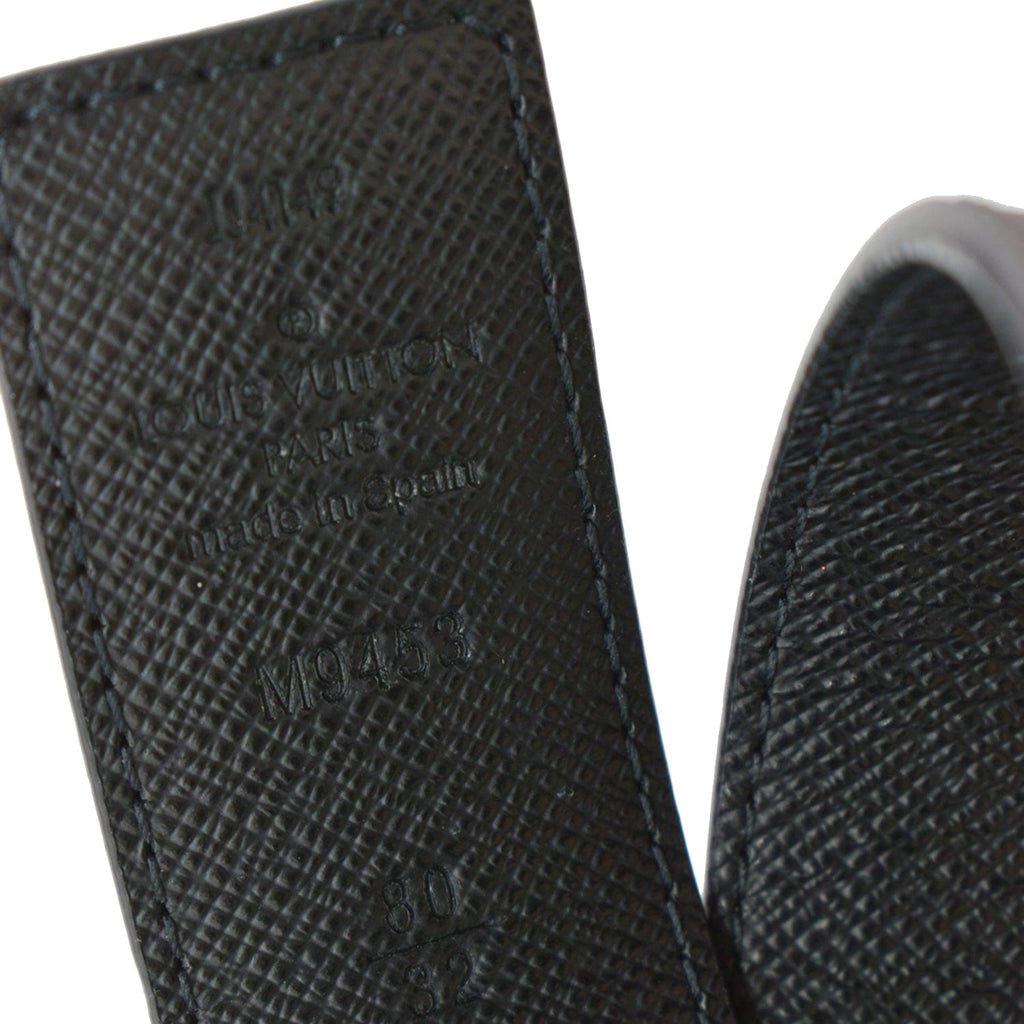 LOUIS VUITTON LV Initiales Monogram Canvas Buckle Belt Brown