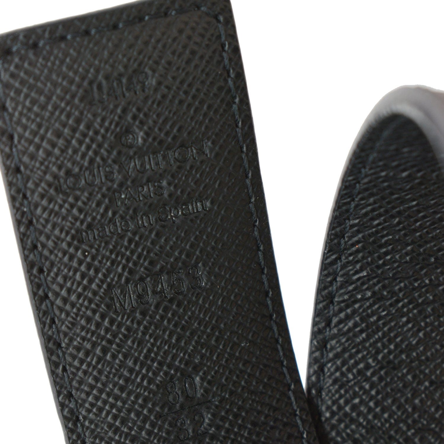 LOUIS VUITTON LV Initiales Monogram Canvas Buckle Belt Brown