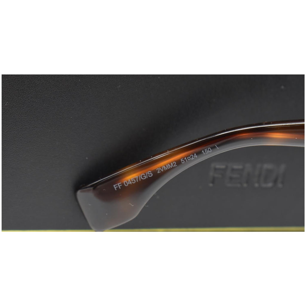 FENDI FF0457/G/S 2VMM2 Havana Sunglasses Brown Gradient Lens