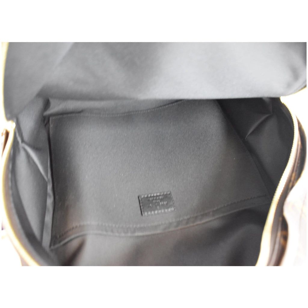 LOUIS VUITTON Palm Springs MM Monogram Canvas Backpack Bag Brown