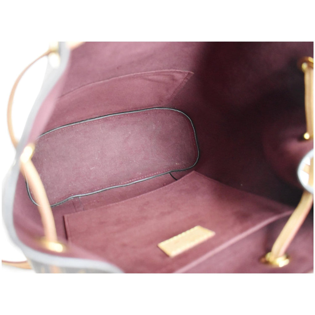 LOUIS VUITTON Montsouris NM Monogram Canvas Backpack Bag Brown