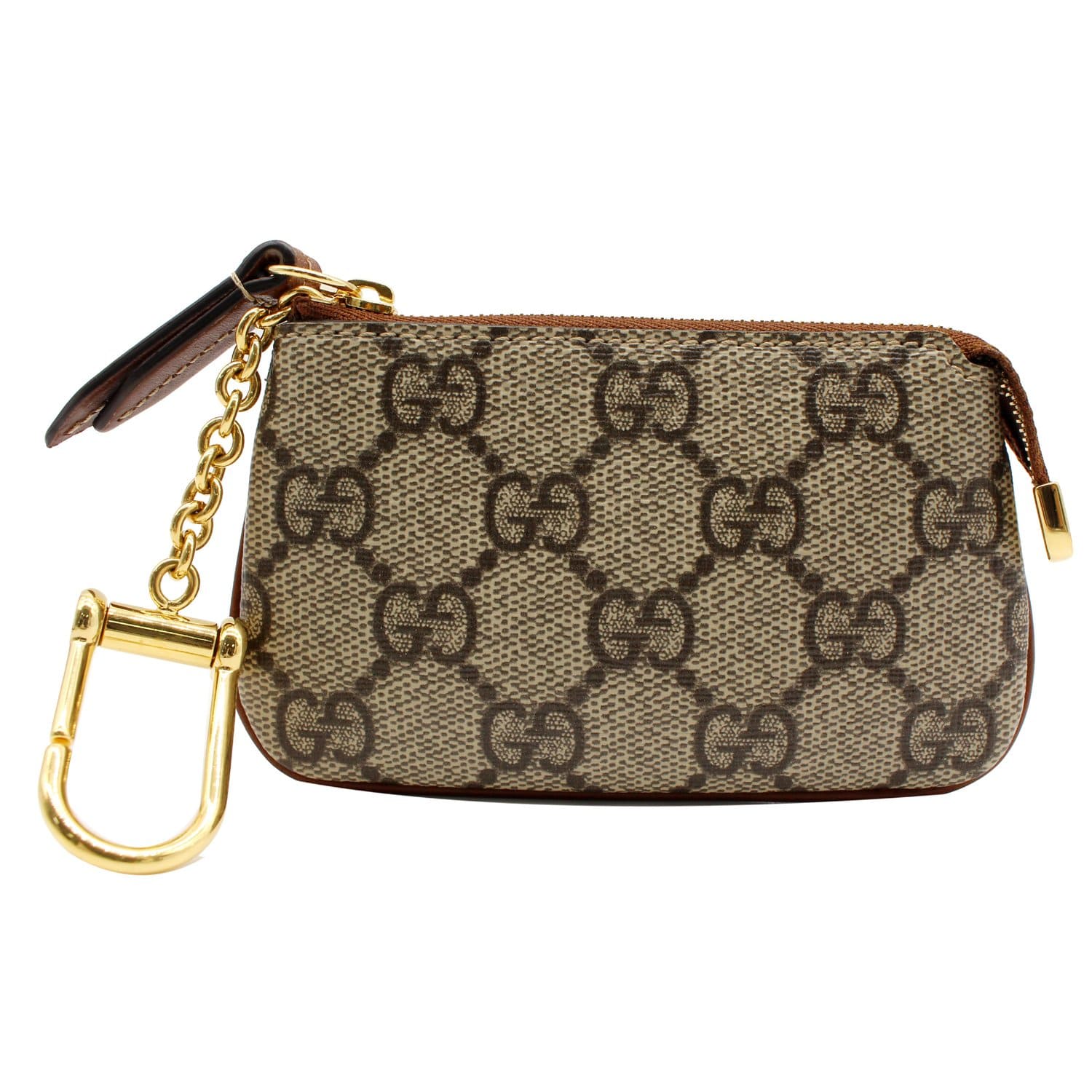 GUCCI GG Supreme Monogram Key Case Beige 447964