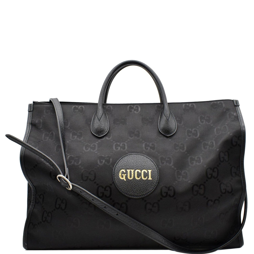 GUCCI Off The Grid GG Nylon Tote Bag Black 630353