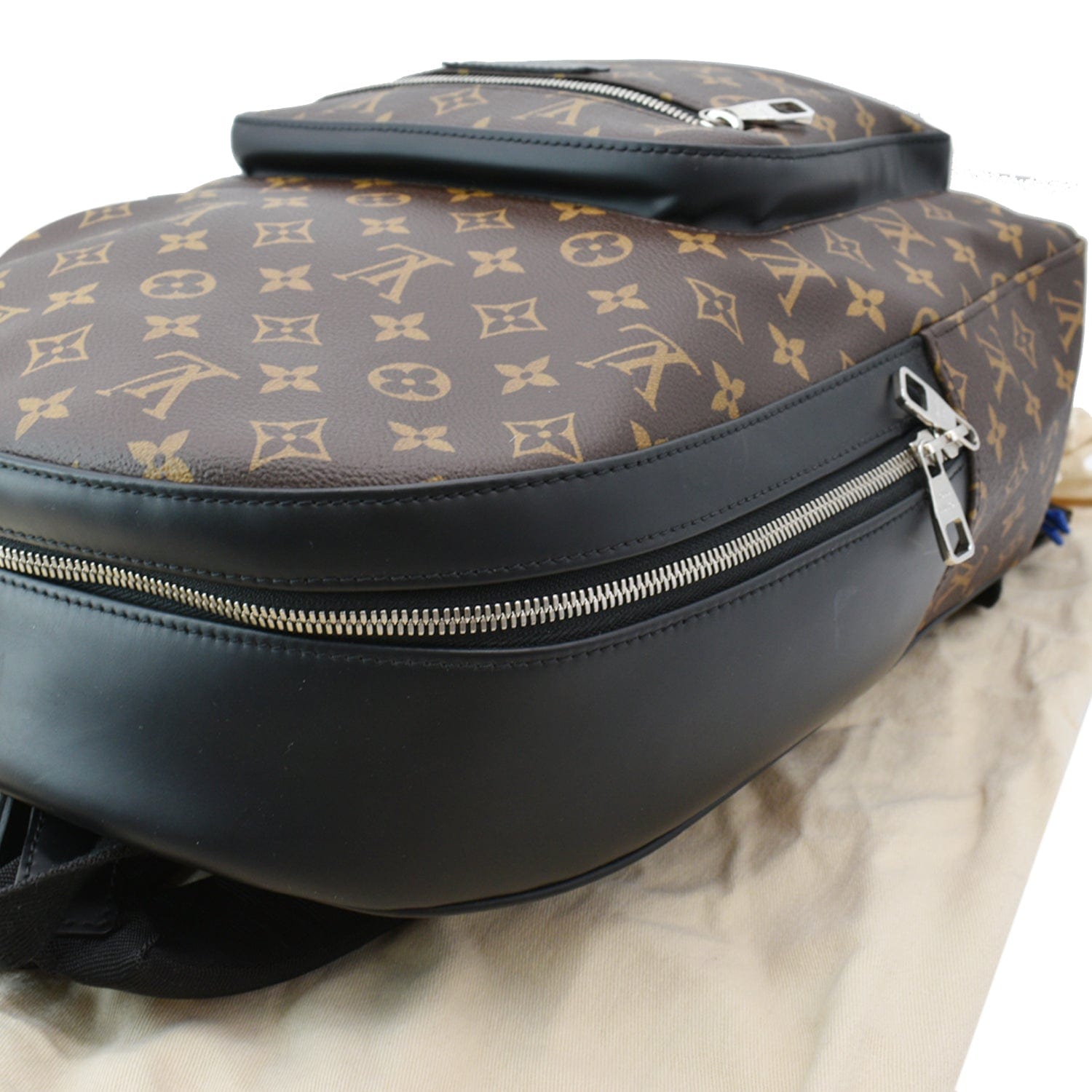 LOUIS VUITTON Josh Monogram Canvas Backpack Bag Brown